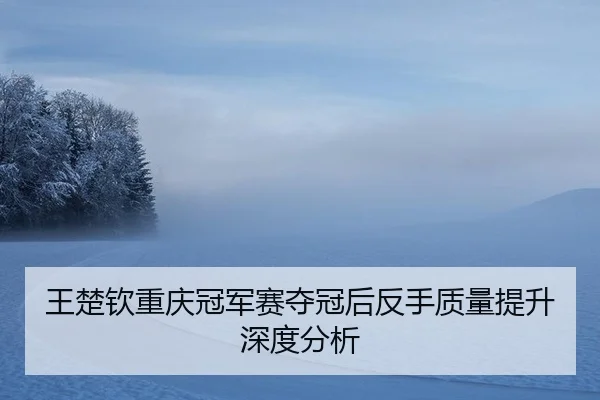 王楚钦重庆冠军赛夺冠后反手质量提升深度分析